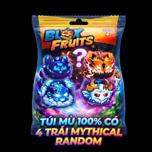 TÚI MÙ 100%  4 TRÁI MYTHICAL RANDOM