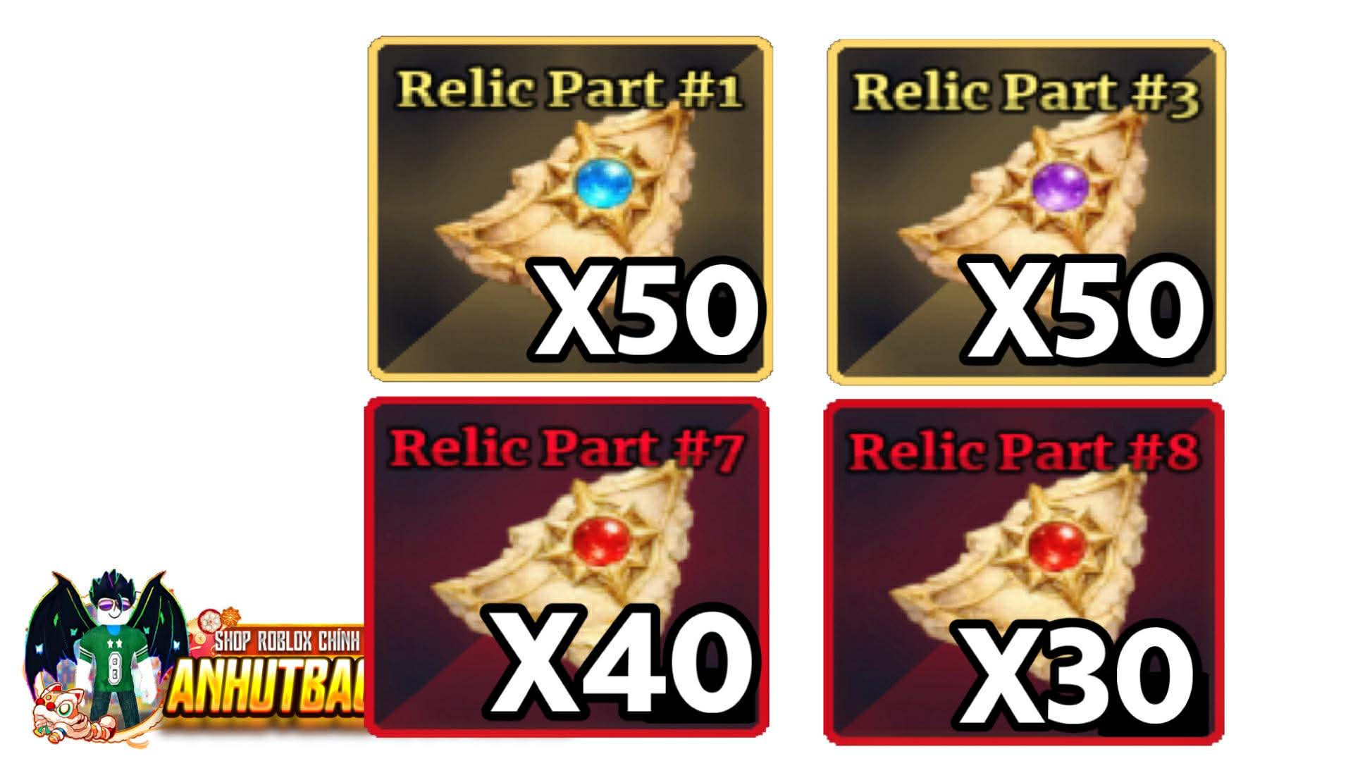 Set chế tạo Damage Relic (hàng có sẵn giao ngay)