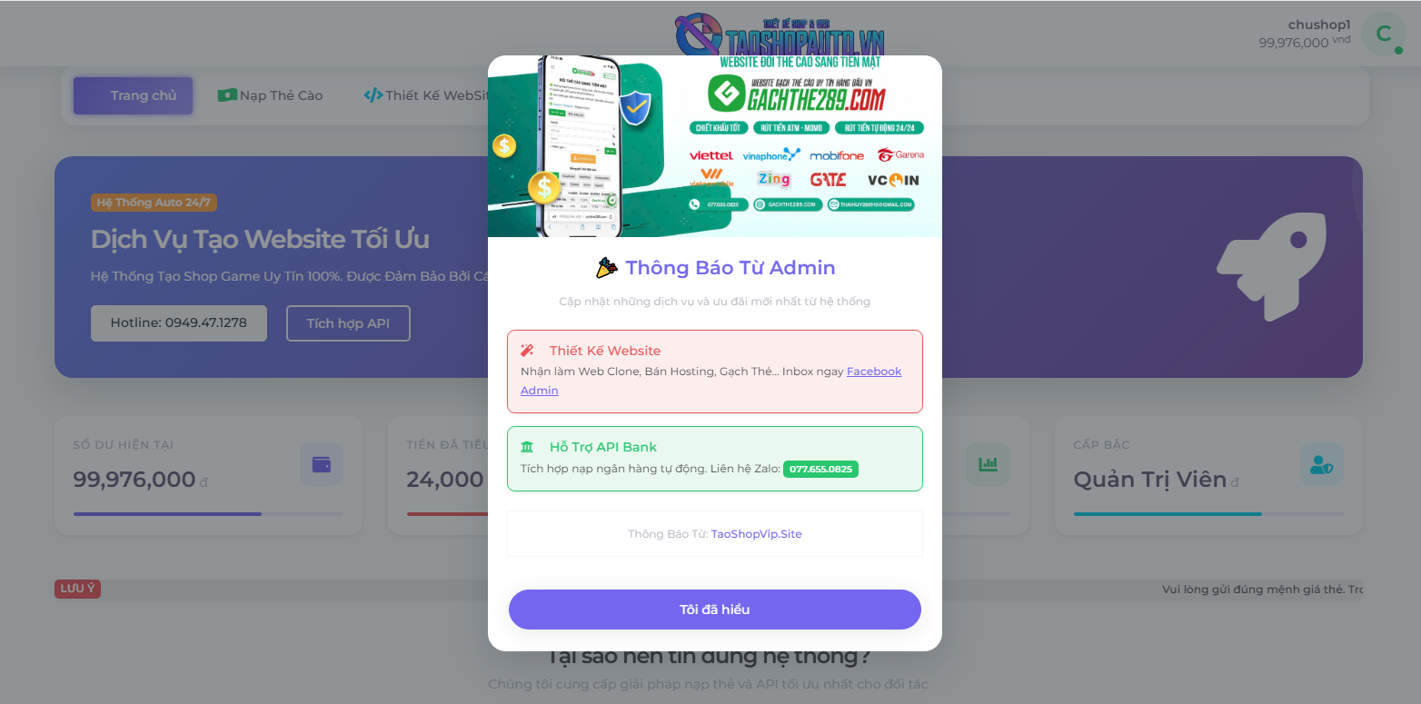 Share Code Tạo Shop Game Siêu Ngon