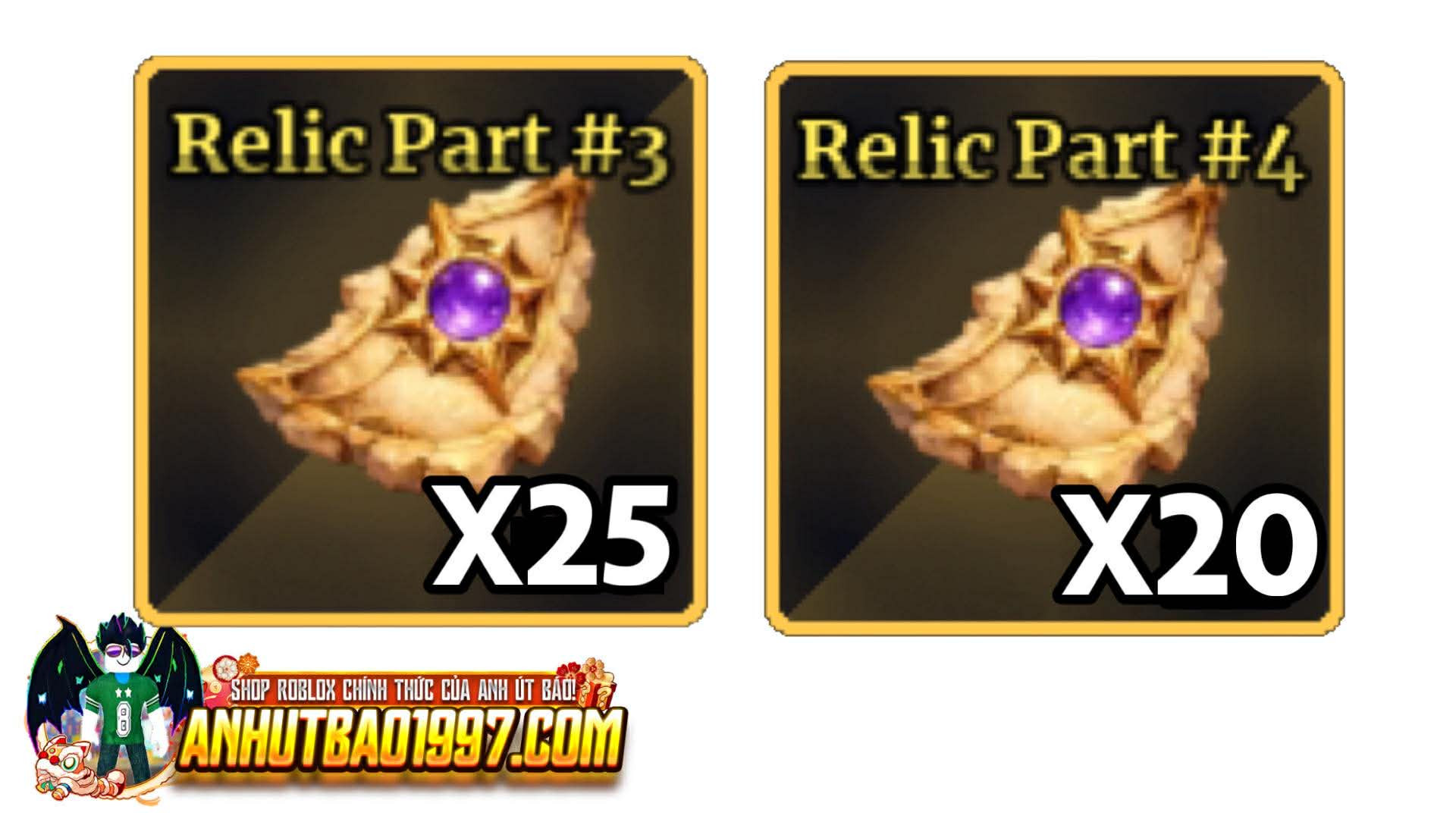 Set chế tạo Crit Damage Relic (hàng có sẵn giao ngay)