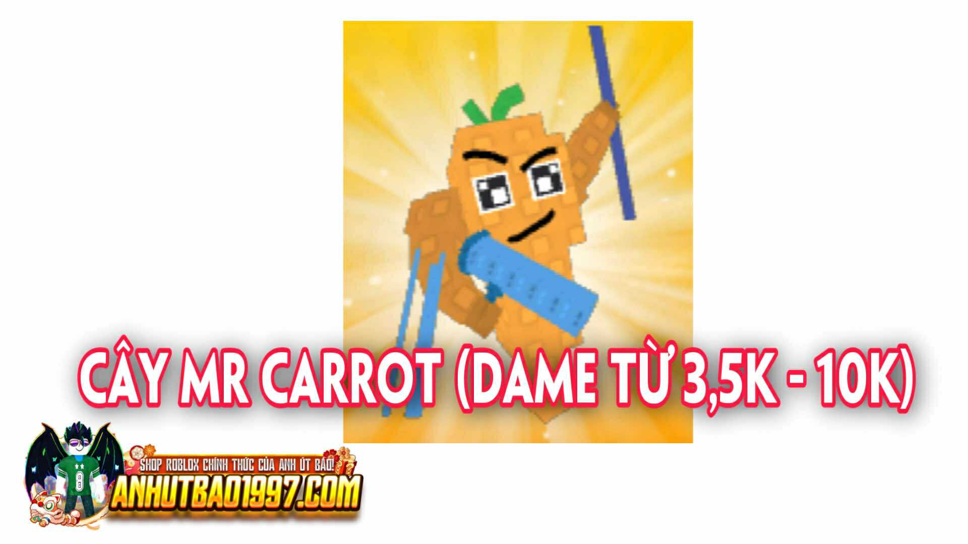 Combo 5 Cây Ông Carrot (dame ngẫu nhiên từ 3k5 - 10k)