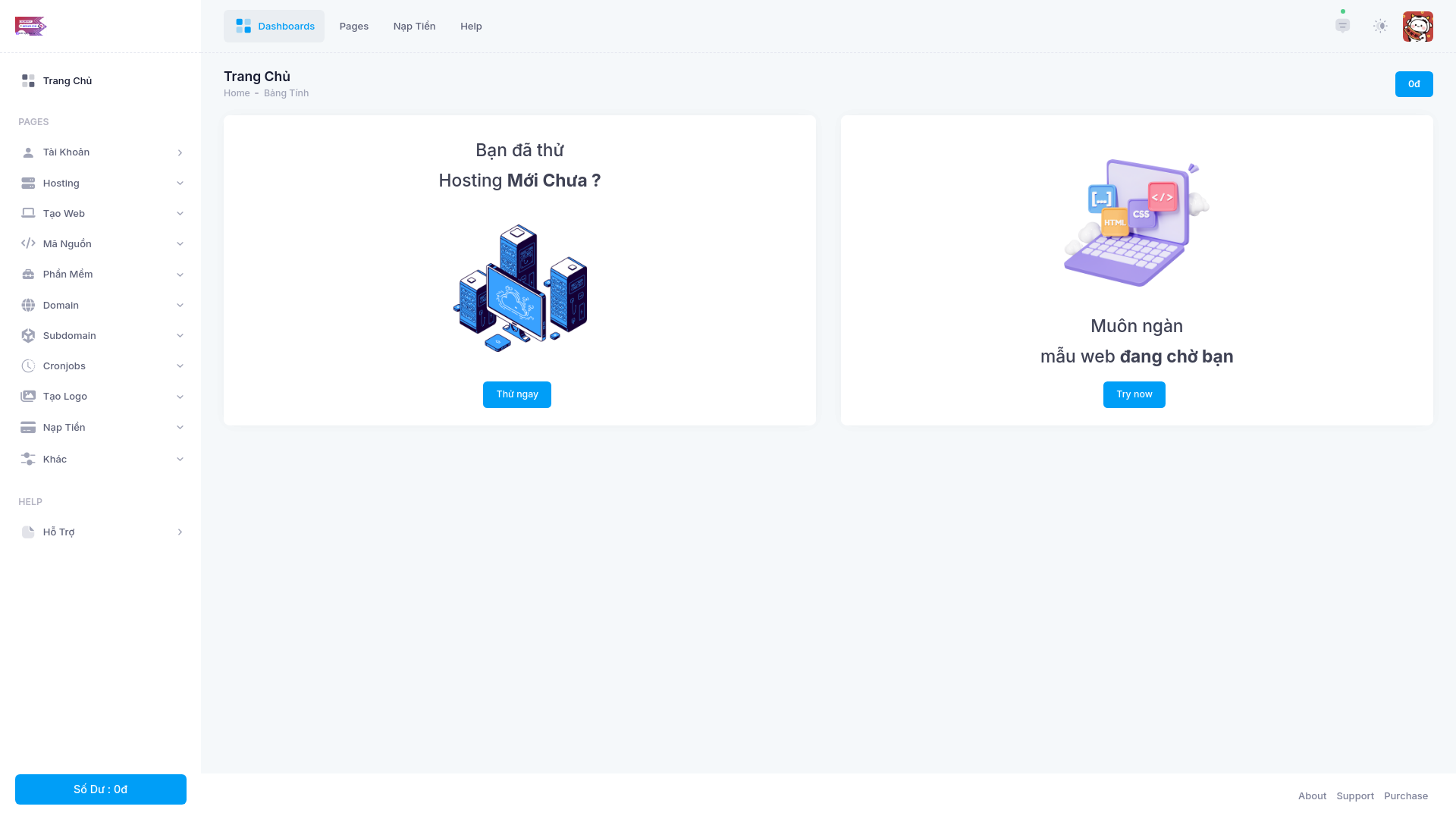 Code Tạo Shop Free fire Bán Mã nguồn Bán Hosting Tạo Logo Bán Tên Miền Subdomain Có Nạp Thẻ Tự Động Bản cũ của GIOIAPI.COM