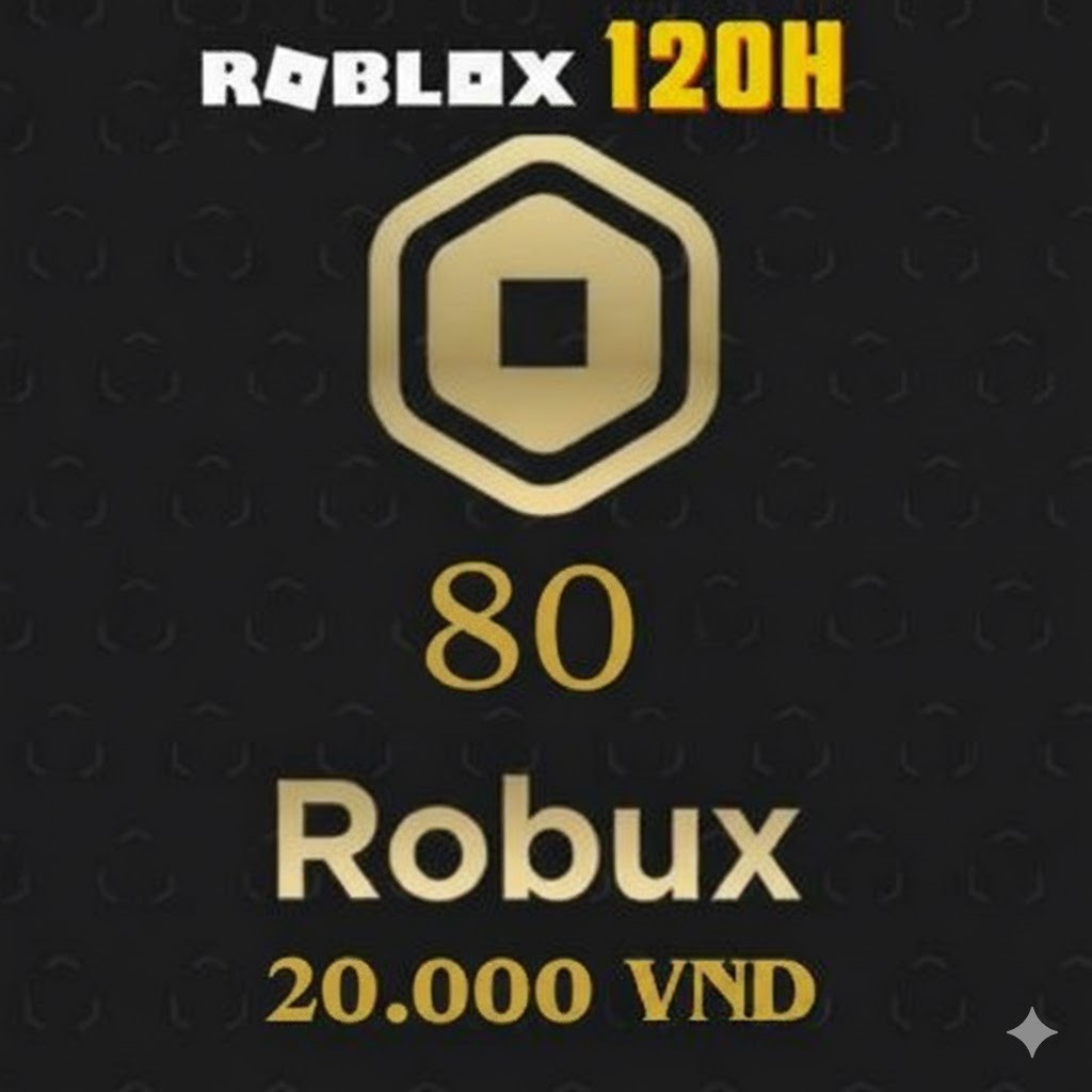 20,000đ - Gói 80 Robux