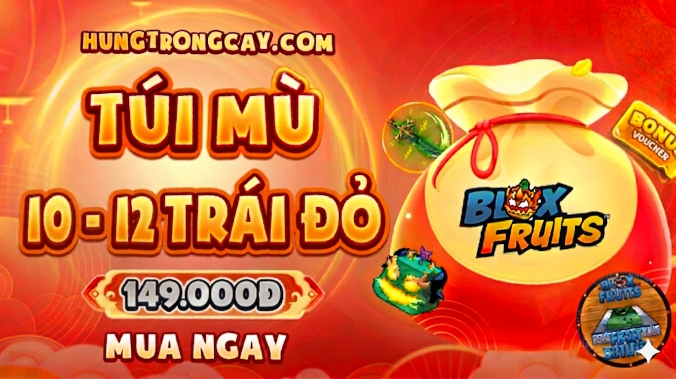 Túi Mù 10 - 12 Trái Đỏ