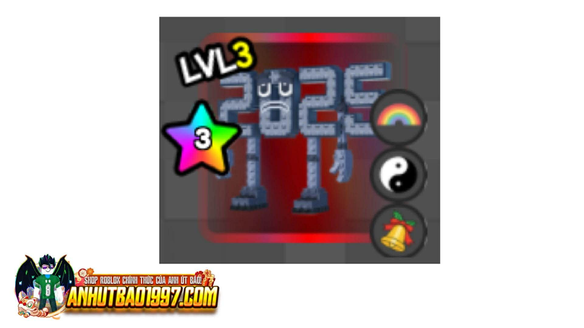 2025 (3 sao, trait rainbow & yin yang) siêu mạnh