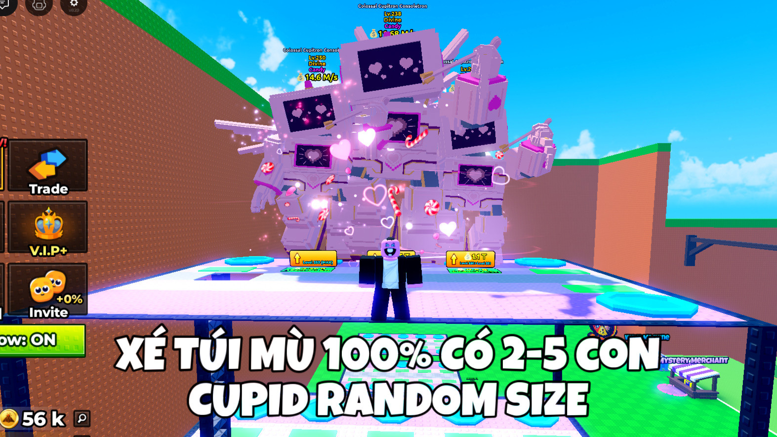 XÉ TÚI MÙ 100% CÓ 2-5 CUPID CÓ TỶ LỆ SIZE TITAN CỰC CAO