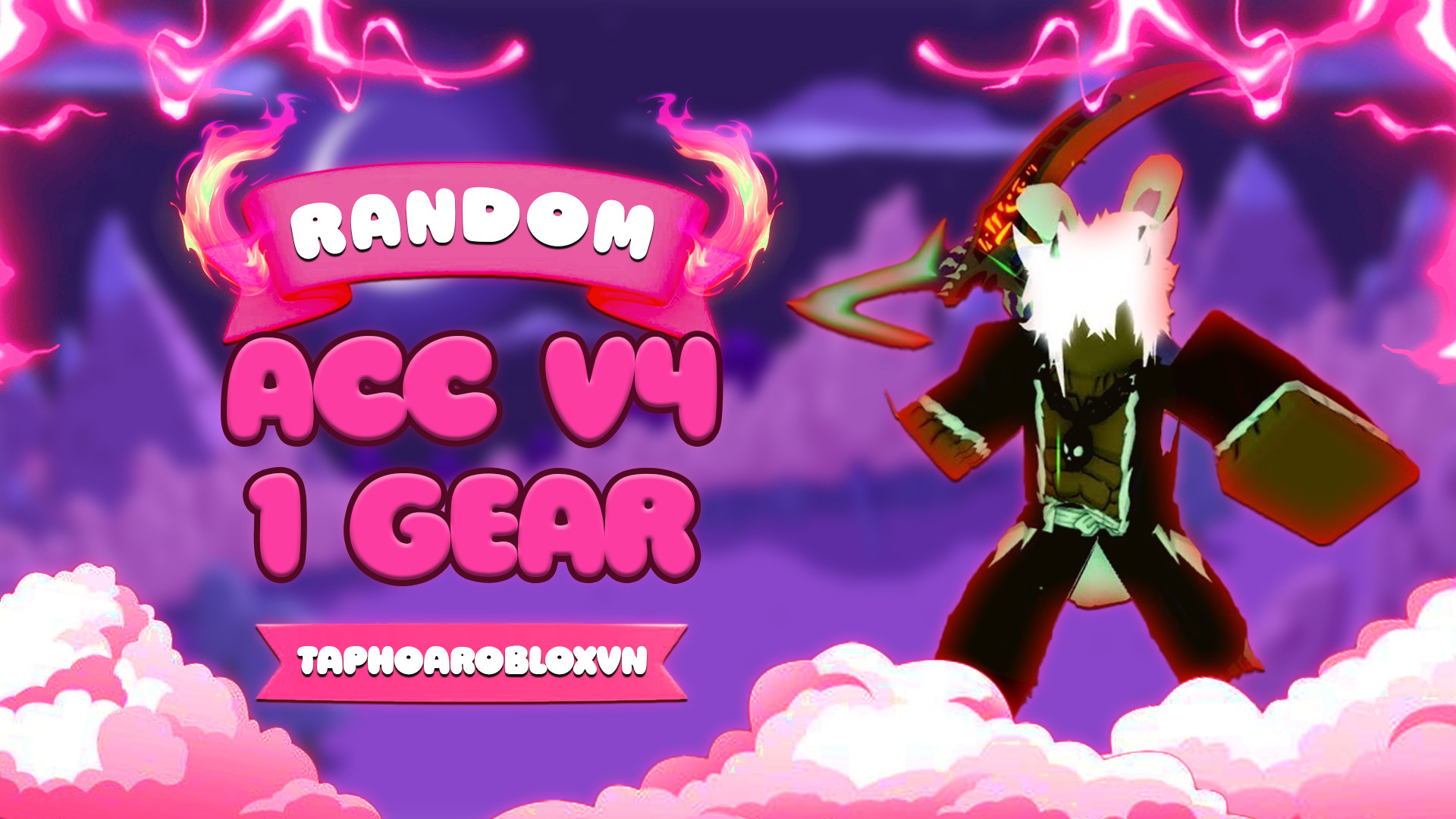 RANDOM ACC 100% TỘC V4 GEAR 1 NGẪU NHIÊN + FULL MELEE V2 MAX LEVEL GOD HUMAN (ACC BAO TRÂU, AN TOÀN 100%, BẢO HÀNH 1 ĐỔI 1 NẾU ACC BỊ QUÉT TRONG VÒNG 3 NGÀY)