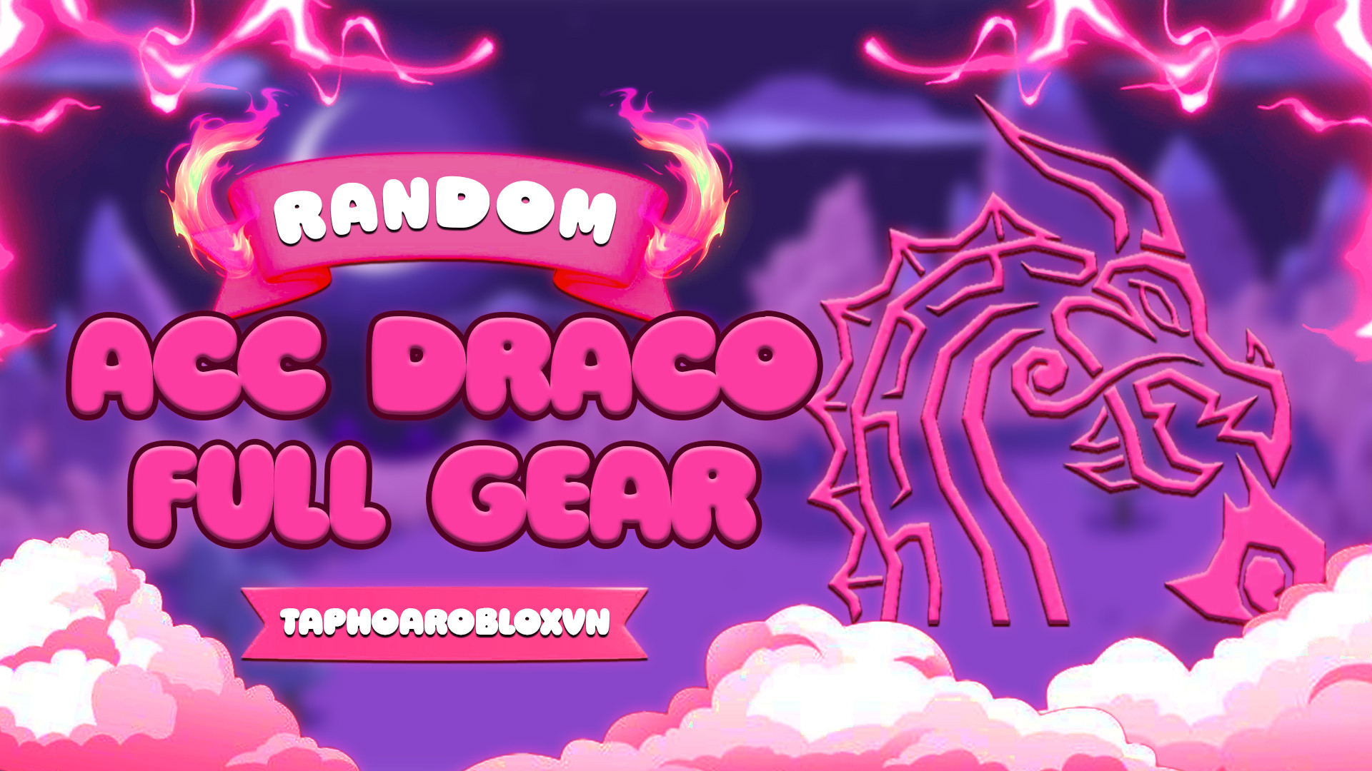 RANDOM ACC 100% FULL GEAR DRACO - GOD HUMAN - SONG KIẾM - MAX LEVEL ( ACC BAO TRÂU, AN TOÀN 100%, BẢO HÀNH 1 ĐỔI 1 NẾU BỊ QUÉT TRONG 3 NGÀY )