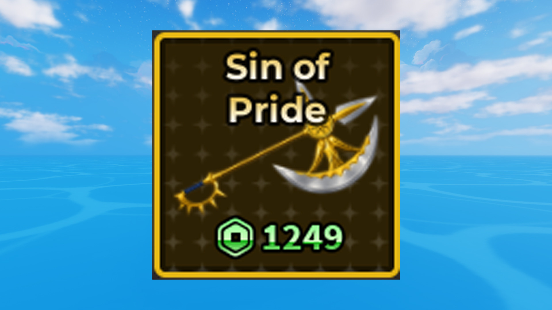 Sin of Pride