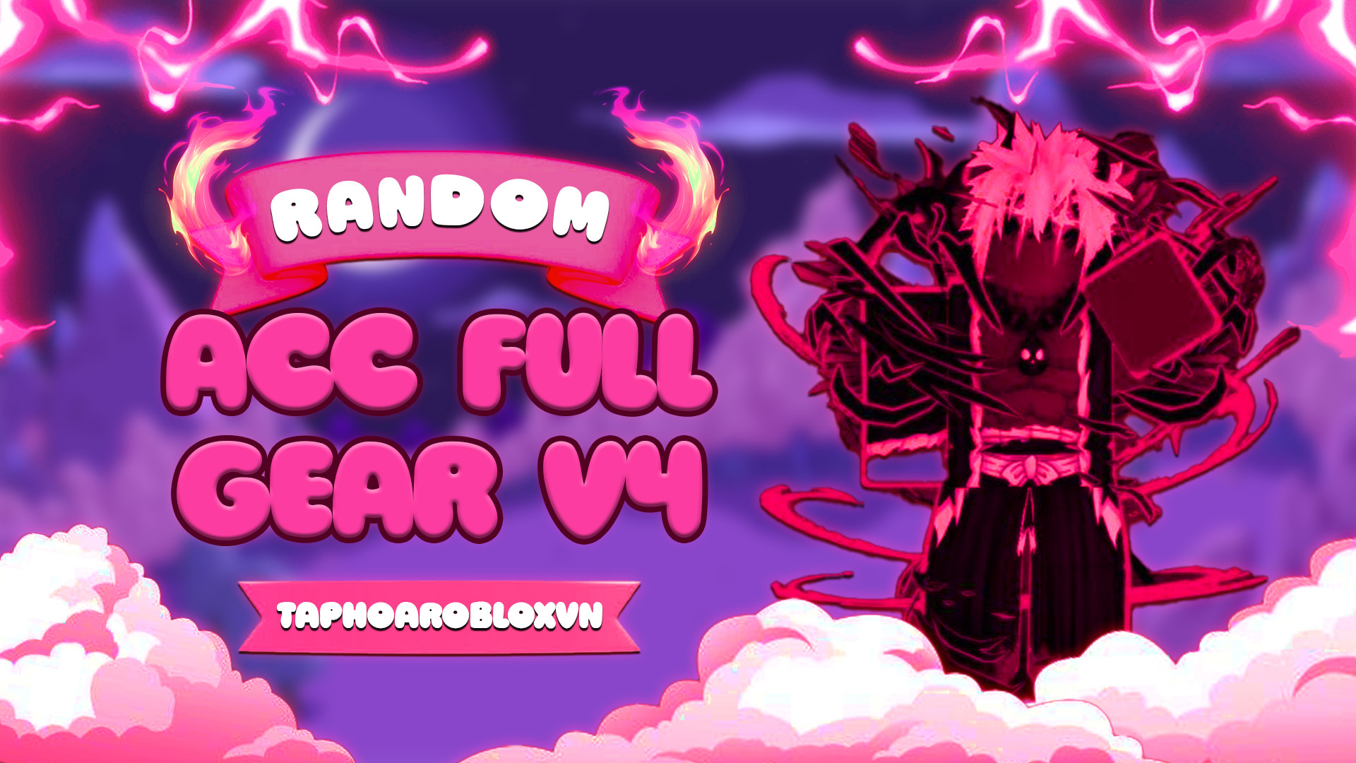 RANDOM ACC 100% FULL GEAR TỘC V4 NGẪU NHIÊN + GOD HUMAN ( ACC BAO TRÂU, AN TOÀN 100%, BẢO HÀNH 1 ĐỔI 1 NẾU BỊ QUÉT TRONG VÒNG 3 NGÀY )