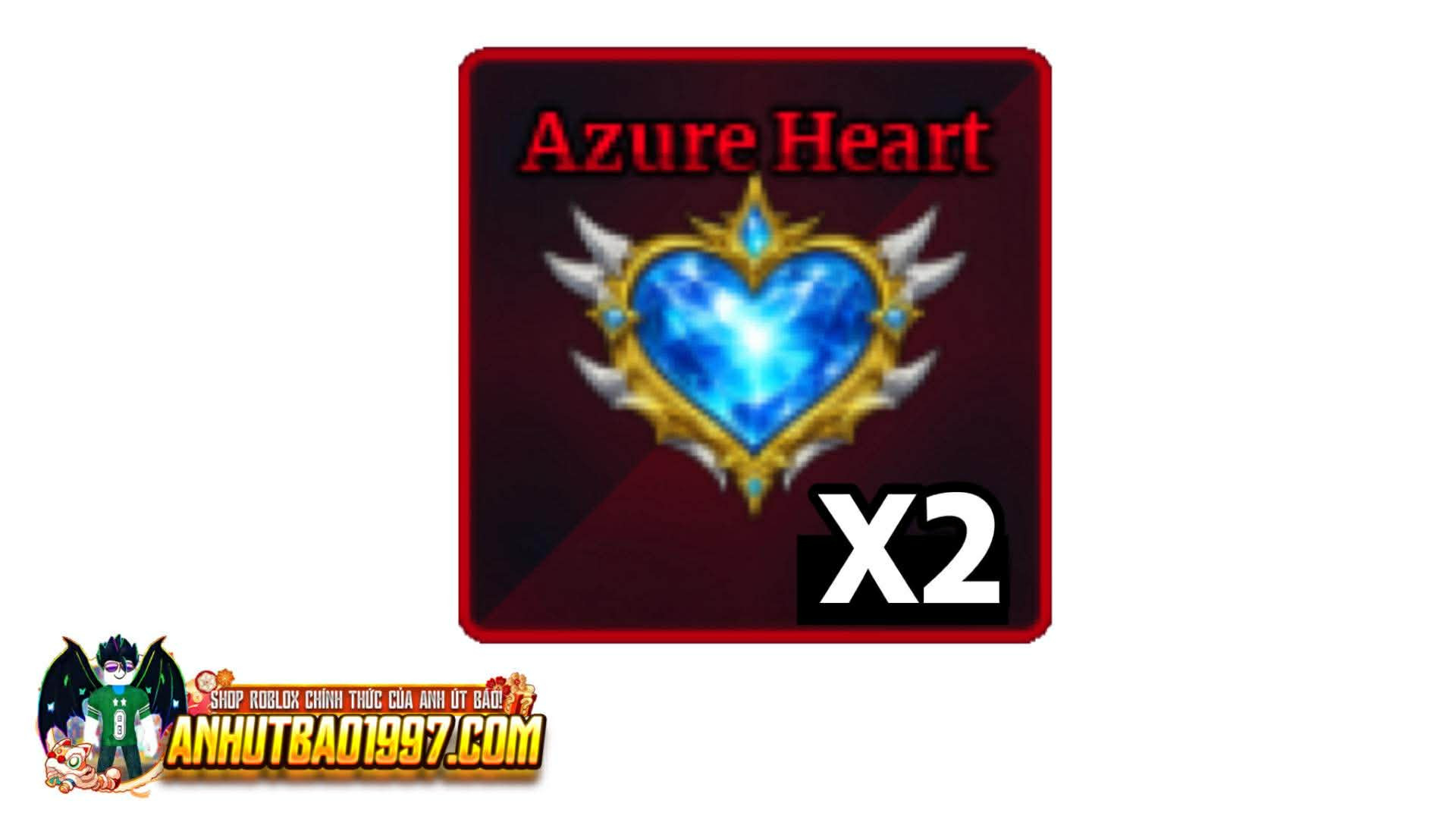 X2 Azure Heart (hàng có sẵn giao ngay)